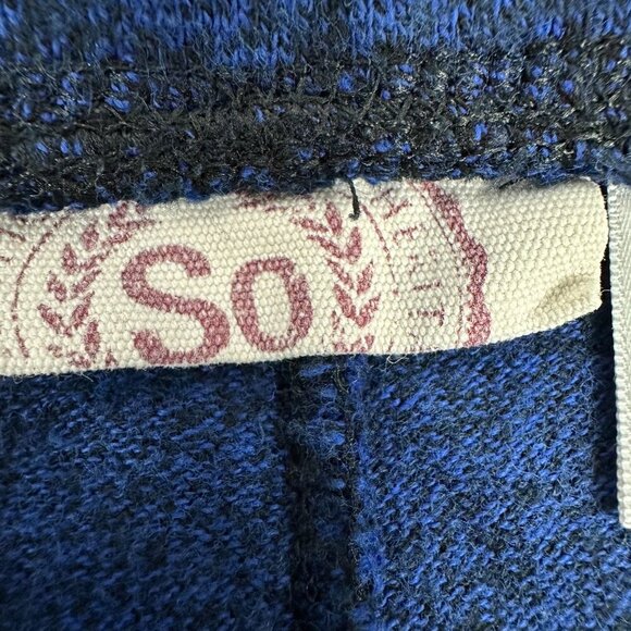 So Brand Women's Drawstring Waist Leggings Size L Blue - Picture 4 of 8